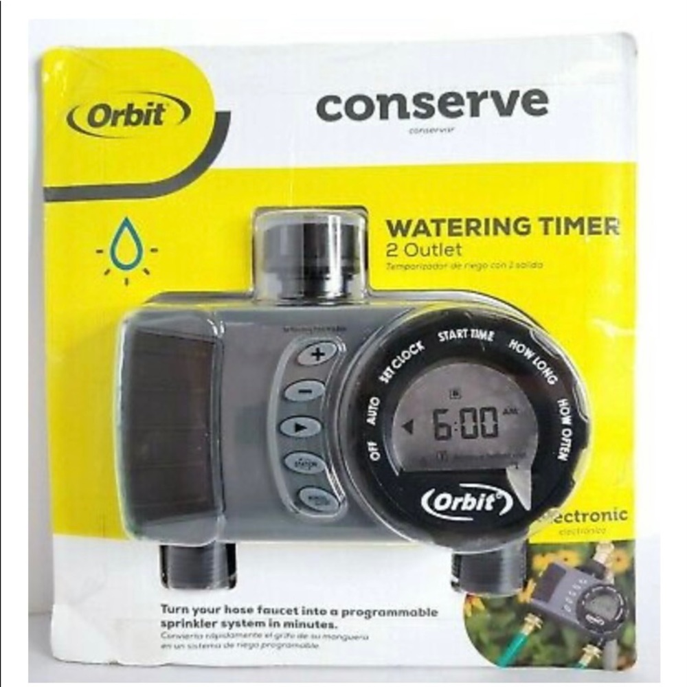 Orbit sprinkler system with timer
